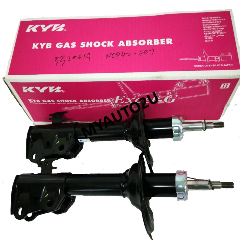 Kyb Excel G Front Gas Shock Absorbers For Toyota Vios Ncp Pair Flh Frh P N M