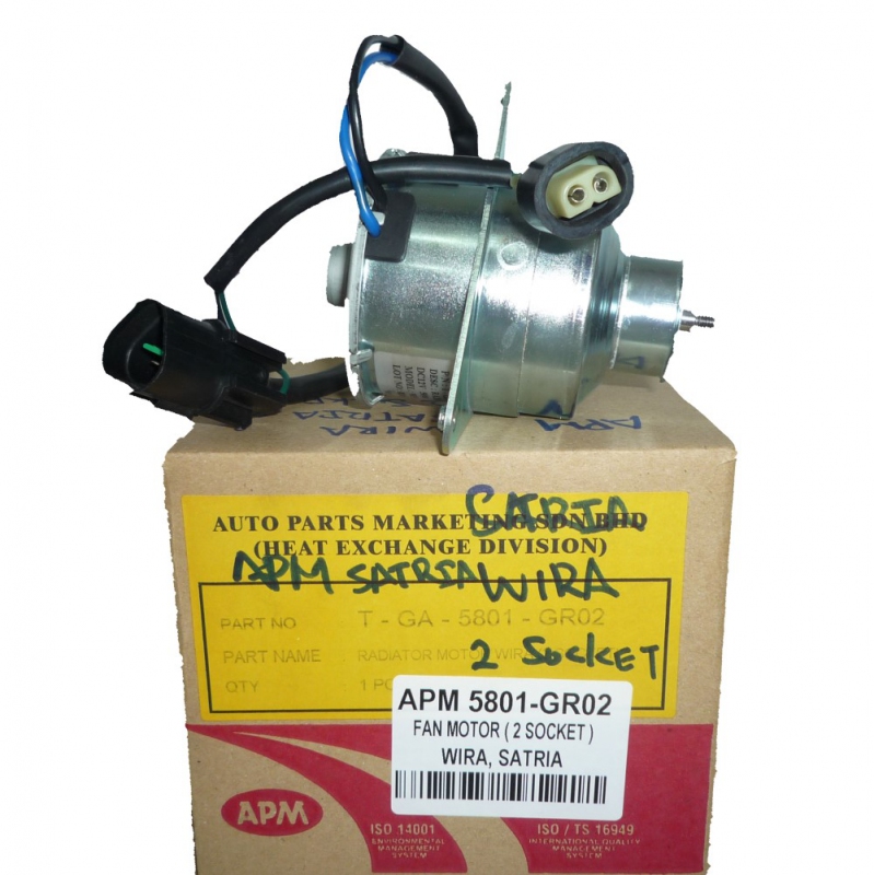 APM Fan Motor (2 Soket) for Proton Wira, Satria, 1pc (Ref 