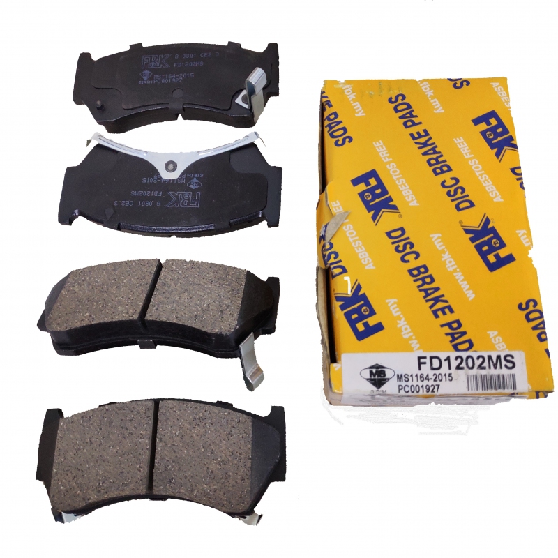 Fbk Front Brake Pads For Nissan Sentra B14 1 Set Ref Part No Fd1202ms Brake Pads Shoes Nissan Brake Systems Replacement Parts