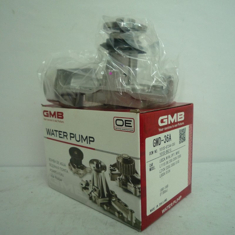 GMB Water Pump GWD-36A for Perodua Kancil, Daihatsu Mira 