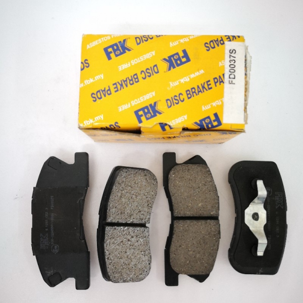 FBK Front Brake Pads for Perodua L900. 1 Set (Ref Part No 