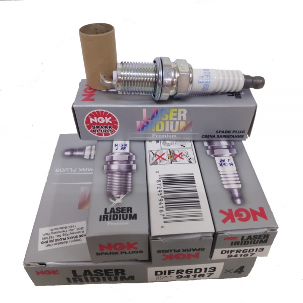 NGK Laser Iridium Premium Spark Plugs DIFR6D13 for Honda ...