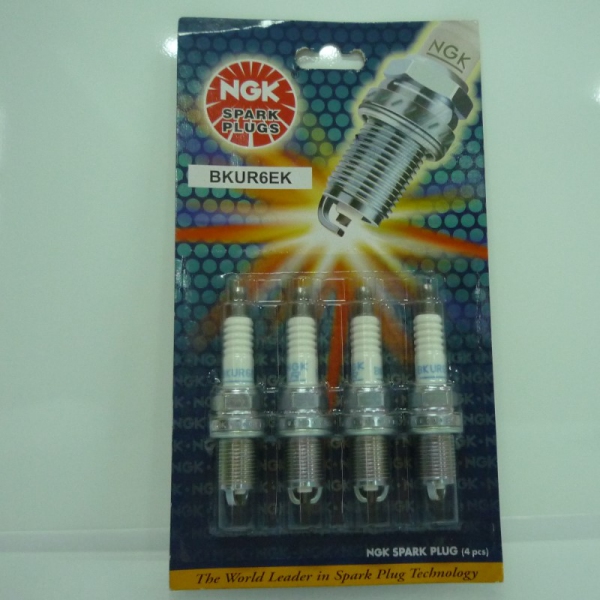 NGK Spark Plugs BKUR6EK for Perodua Kembara. 4pcs - Spark 